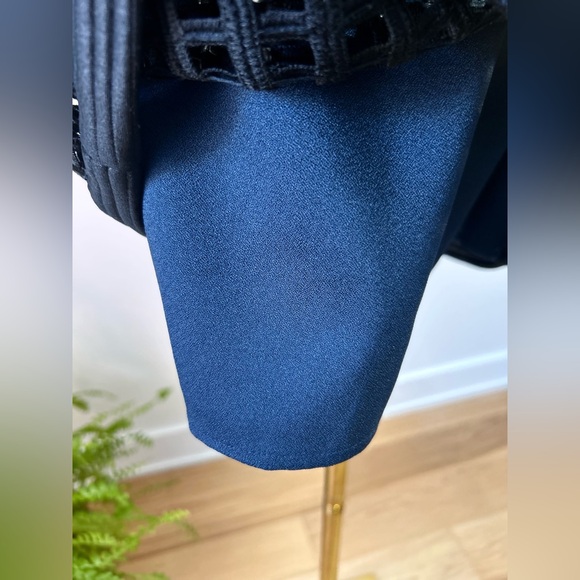 Topshop black & navy dress - Picture 10 of 16